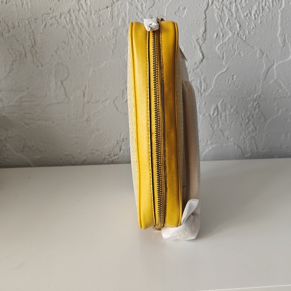 Michael Kors | Jet Set Crossbody Bag | Yellow, White | Crossbody Purse - Picture 6 of 7